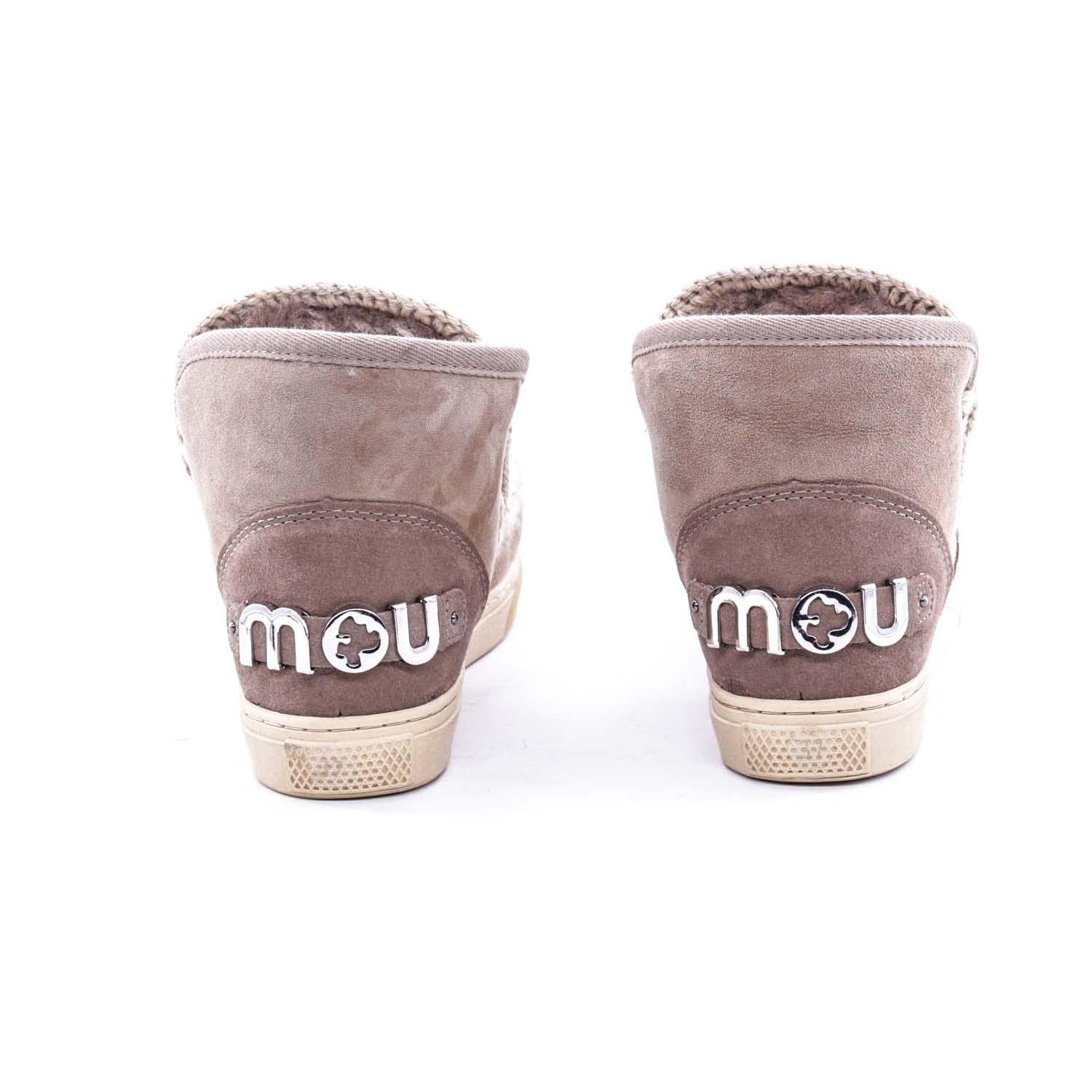 Mou Eskimo Sneaker Big Metal Logo Grigio